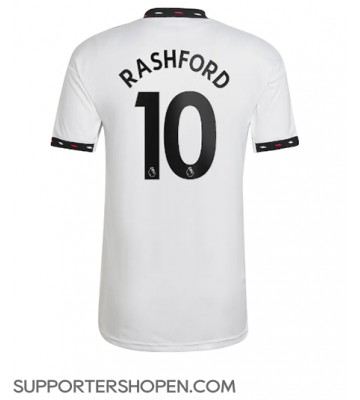 Manchester United Marcus Rashford #10 Borta Matchtröja 2022-23 Kortärmad
